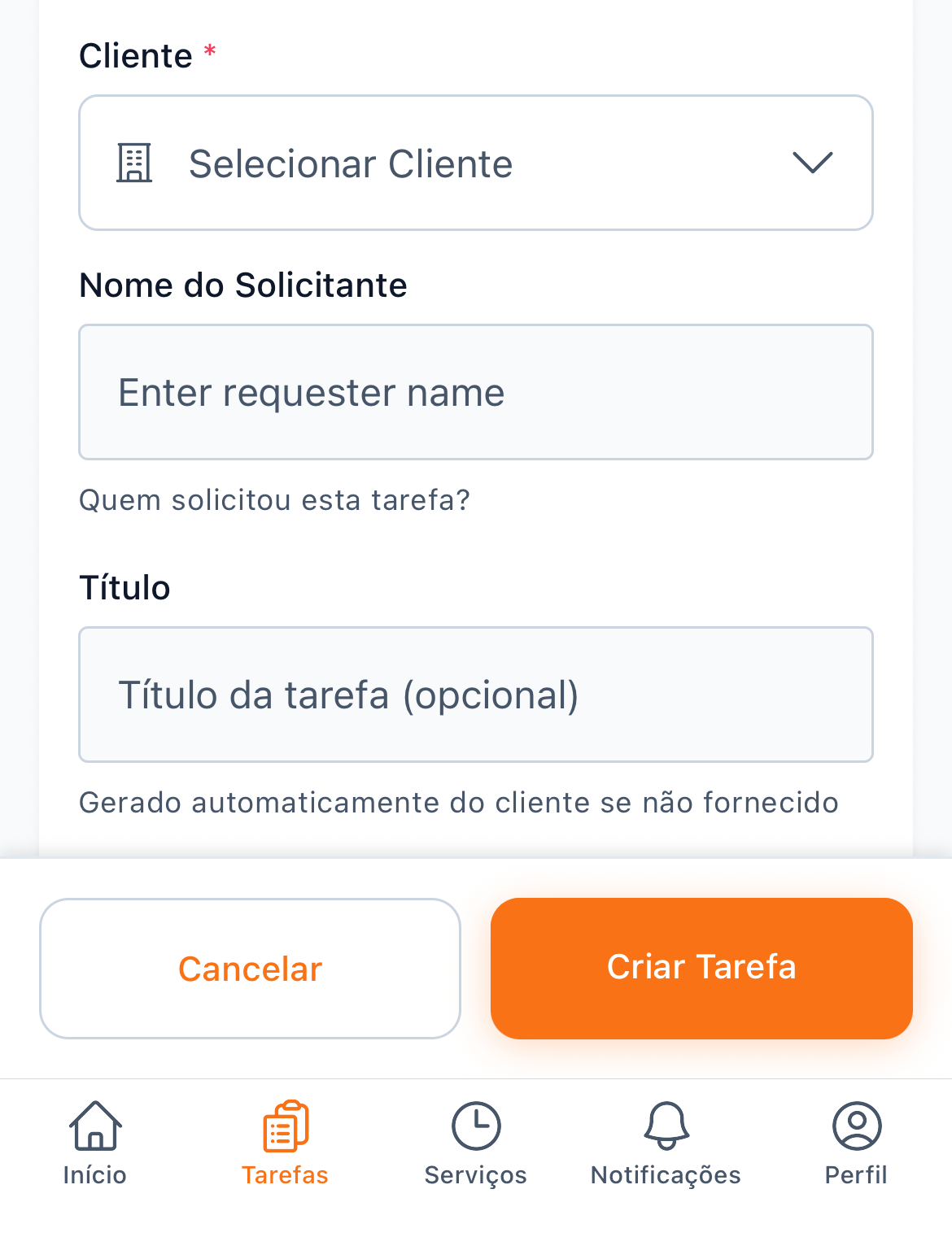 Voice-to-text interface with AI transcription